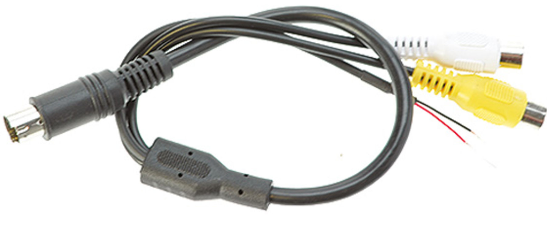 Adapter for connecting a reversing camera with RCA connectors to AXION monitor/Mini-DIN