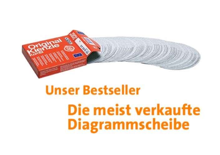 Kienzle diagram discs 125-24EC4K (PU:1=100 discs)