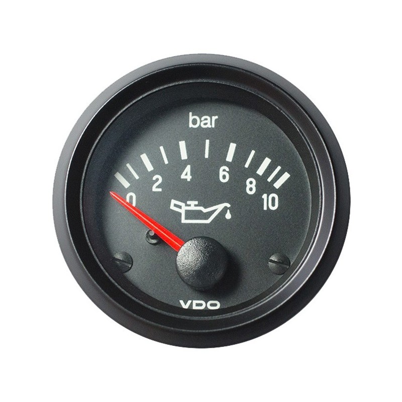VDO Cockpit International Motor oil pressure 10Bar 52mm 24V