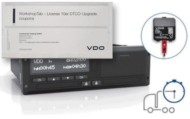 VDO 10-piece DTCO 4.x update coupon