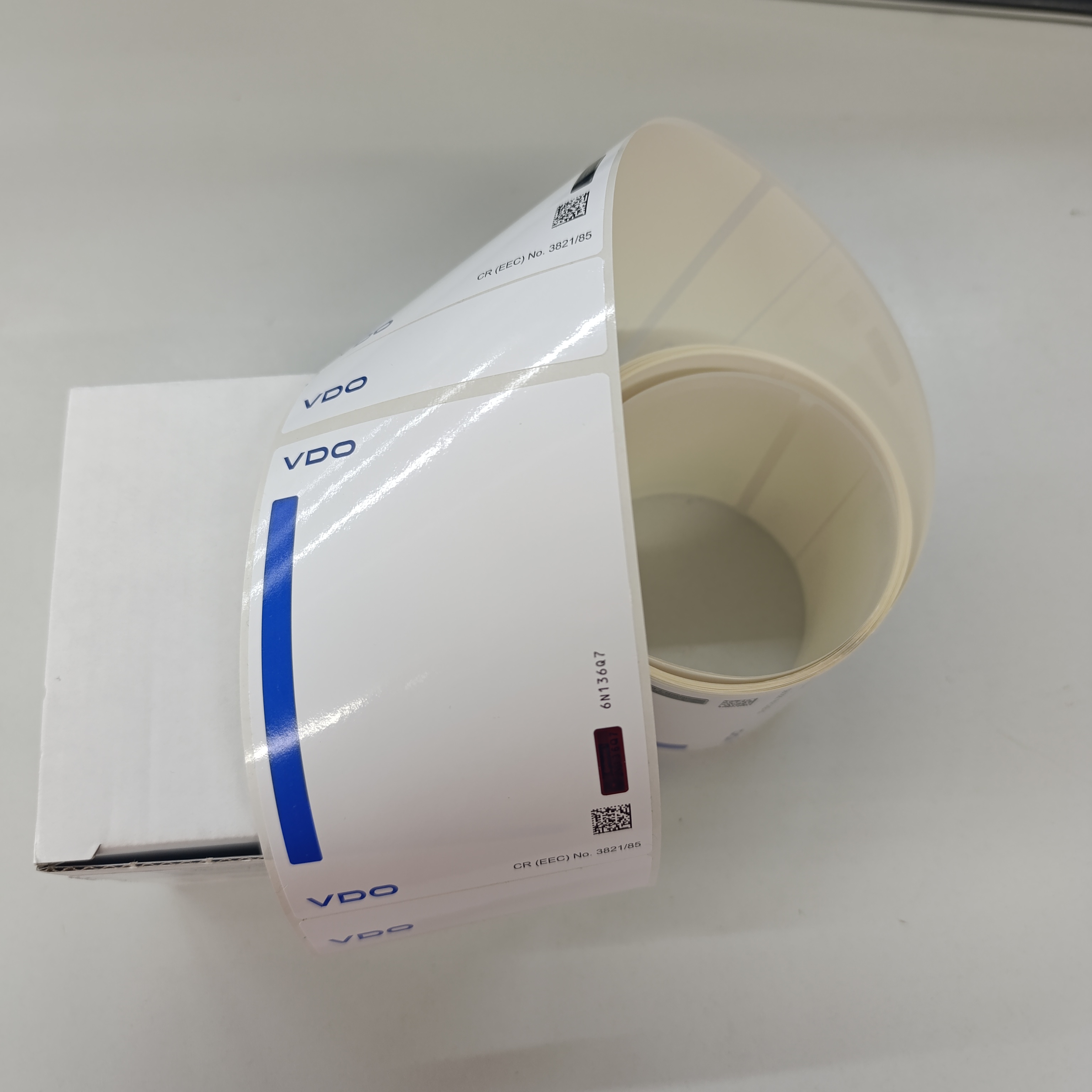 VDO installation label 25-pack
