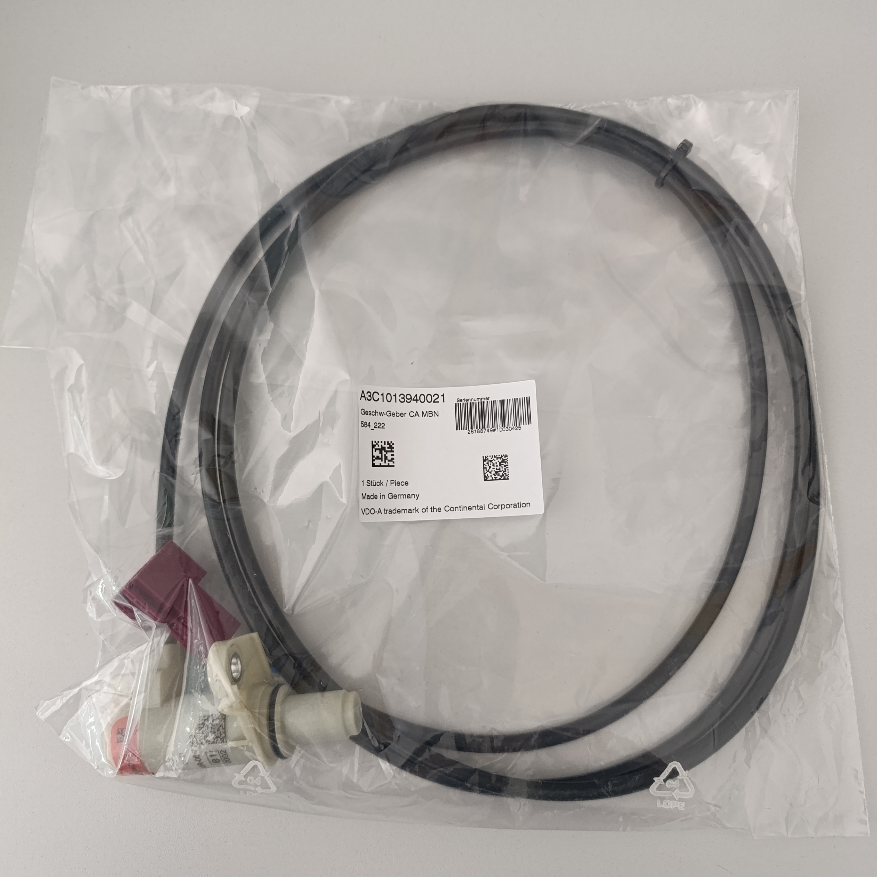 KITAS 4 speed sender CA MBN 584_222 - connector violet