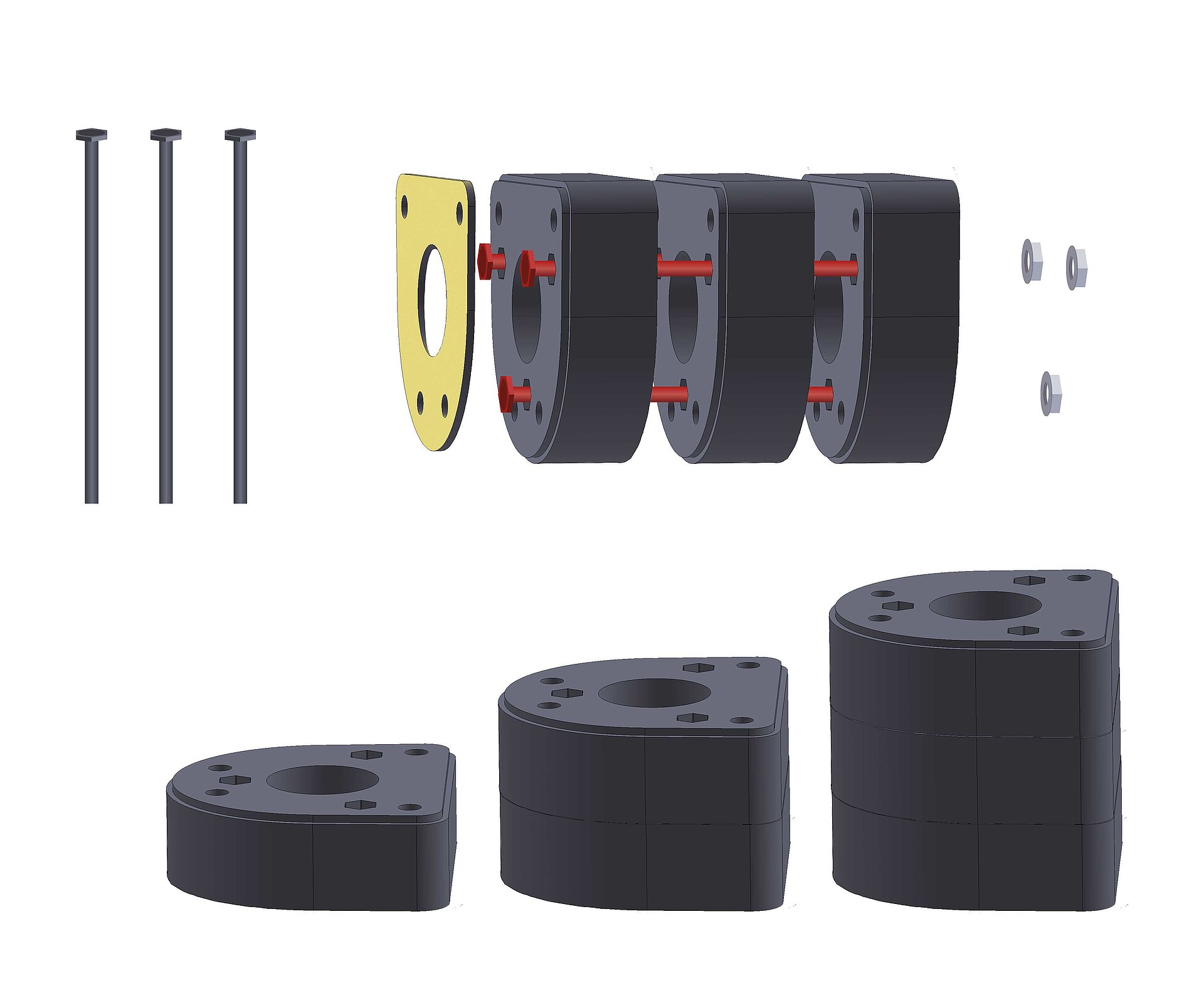 Spacer set AAS systems