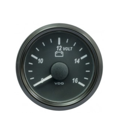 VDO SingleViu, voltmeter, 52mm, 12 Volt