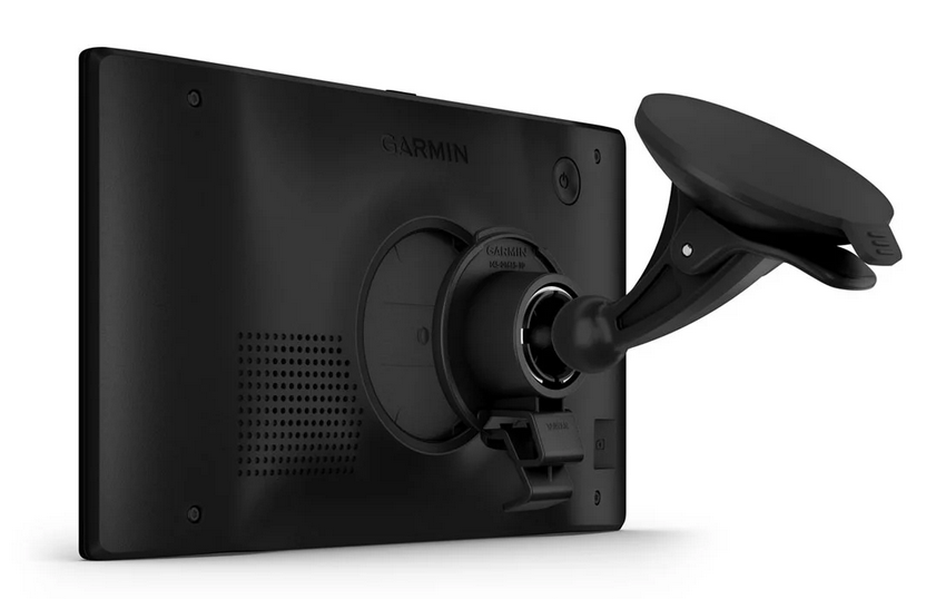 Garmin Dezl LGV720 LKW-Navi, Rückansicht mit Anschluss