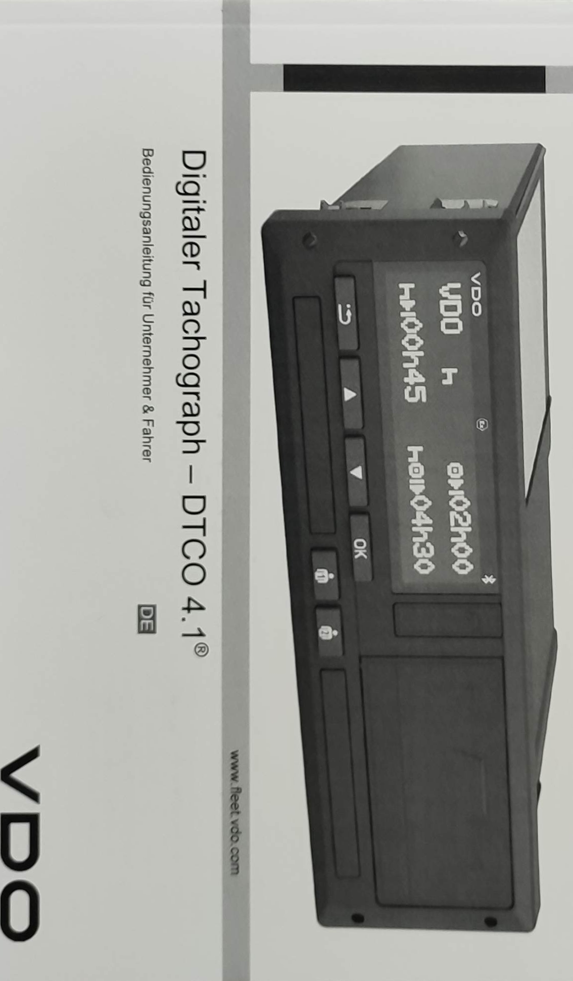 Bedienungsanleitung DTCO 4.1