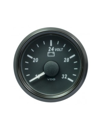 VDO SingleViu Voltmeter mit 52 mm Durchmesser für 24 V