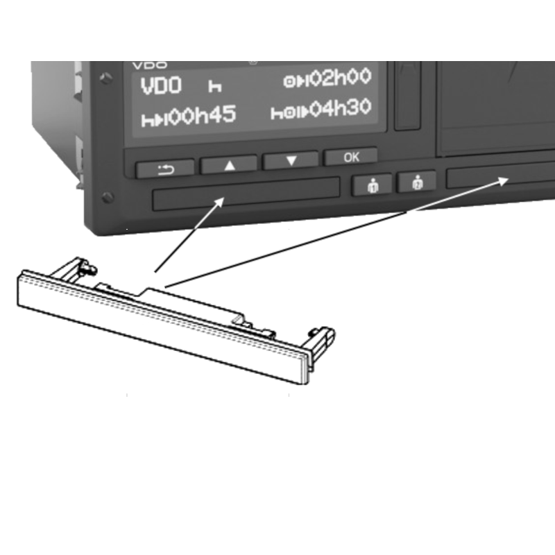 Cover for card slot DTCO 3.0 / 4.x