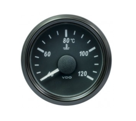 VDO SingleViu, cooling temperature, 52mm, 40-120 °C