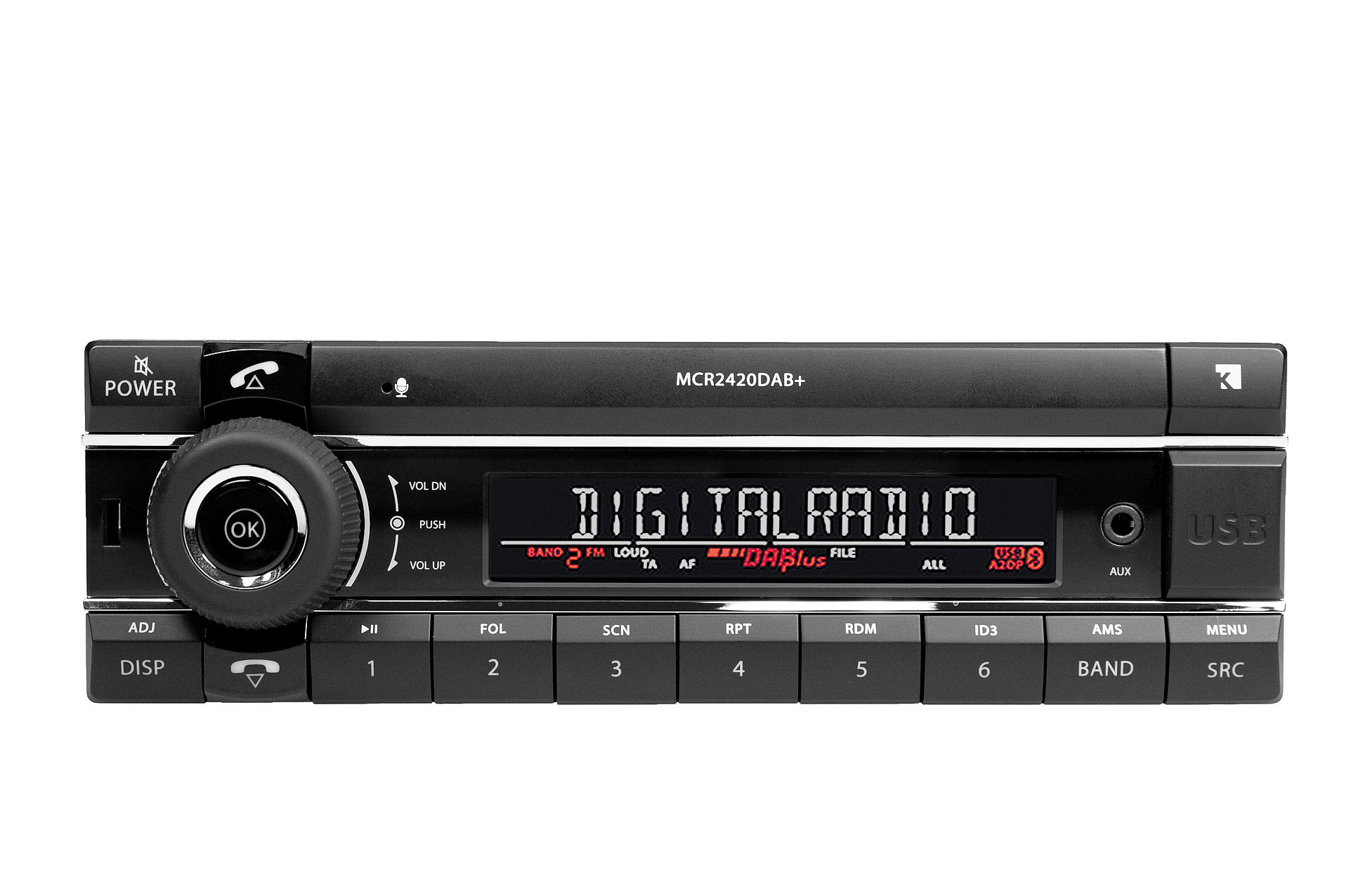 Kienzle 1-DIN radio, 24V