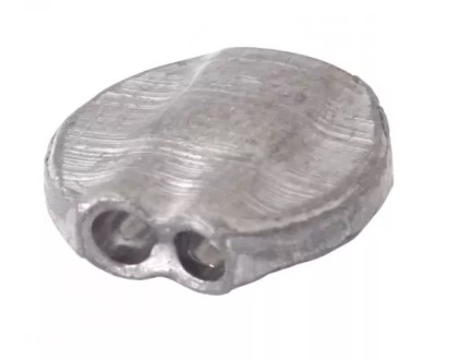 VDO two-hole seal aluminum (PU:100 pieces)