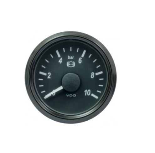 VDO SingleViu, brake pressure, 52mm, 10 bar