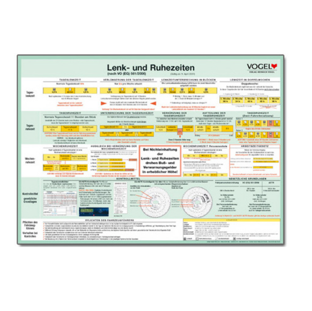 Poster driving and rest times